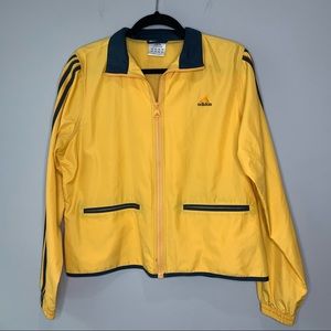 yellow adidas jacket
